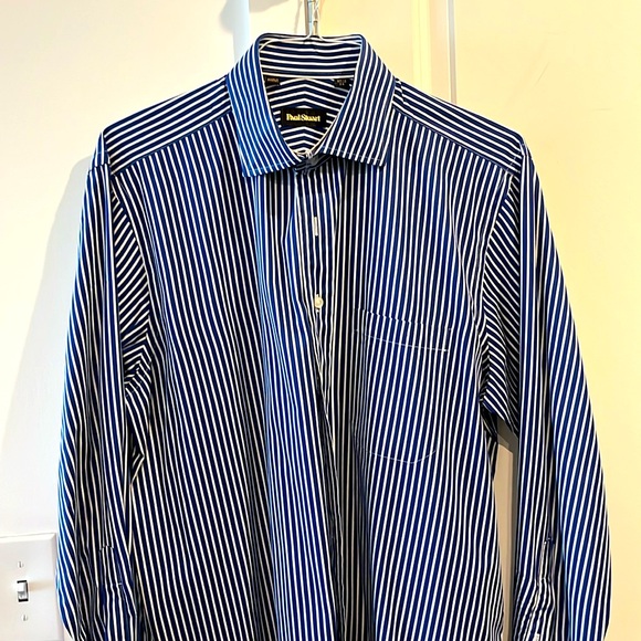 Paul Stuart Other - Paul Stuart cotton chalk stripe dress shirt